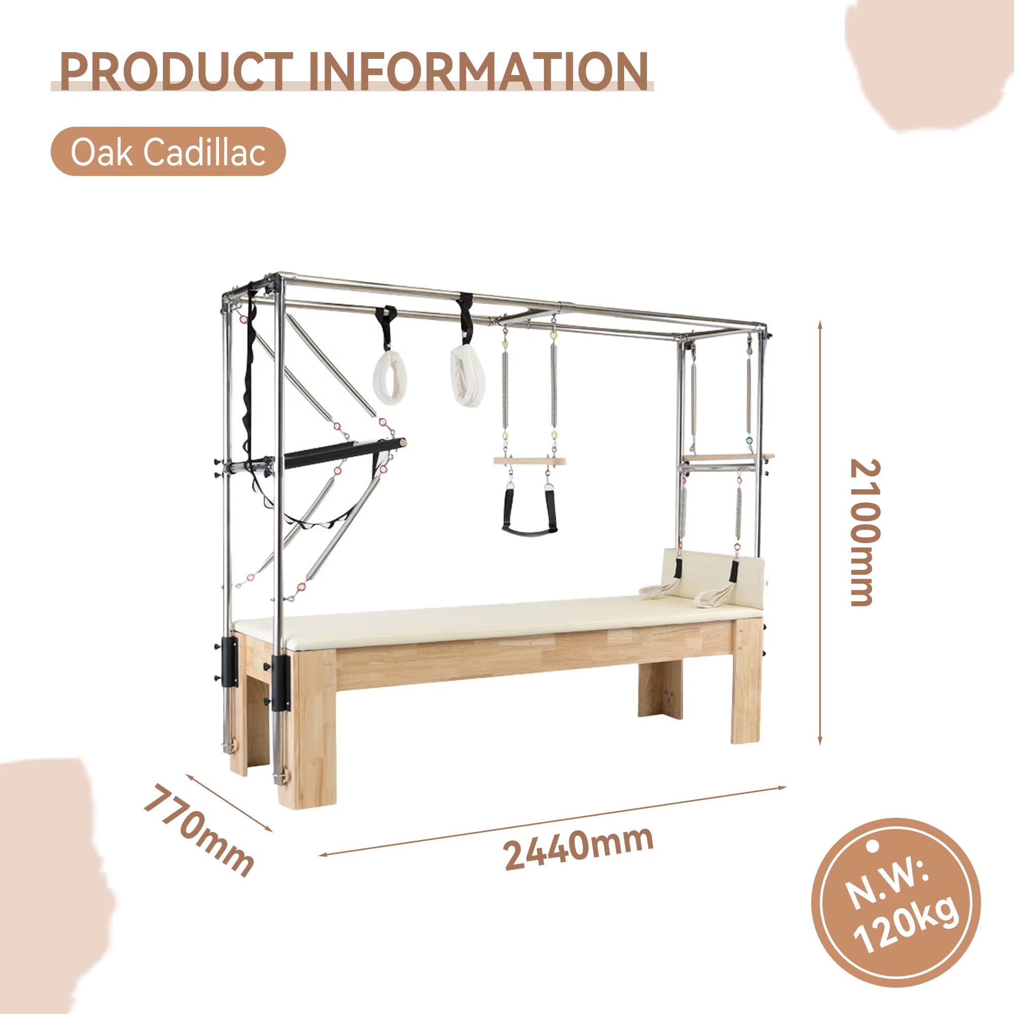 Peralatan Reformer Pilates Kay - Yoga Fitness Pilates ulasan dan harga