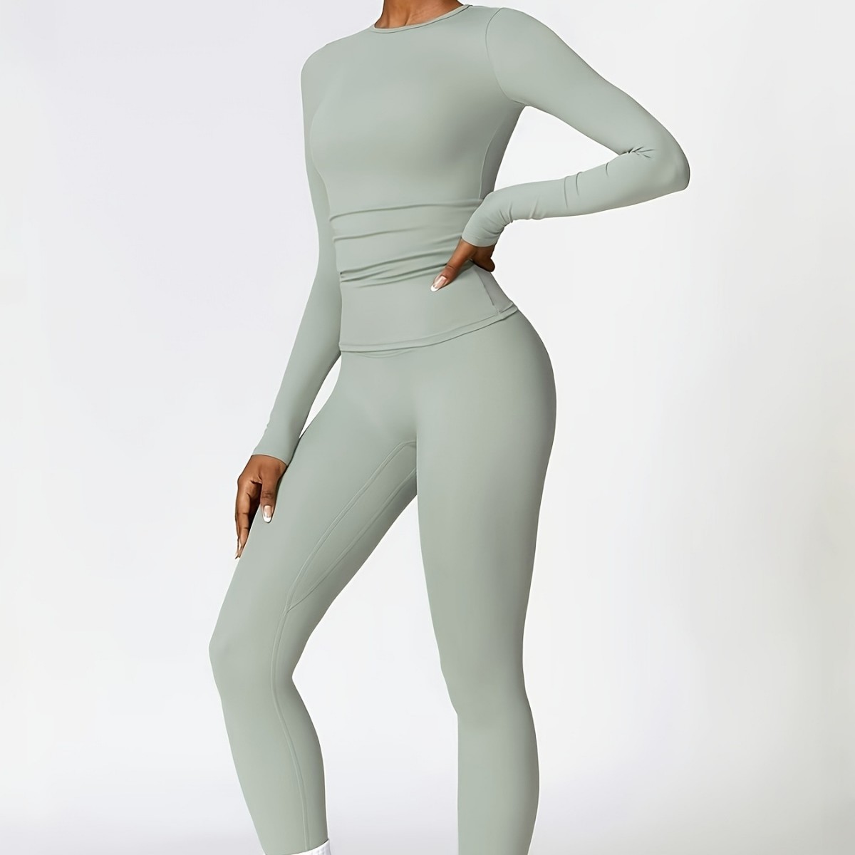 Setelan yoga ketat lengan panj - Yoga Fitness Pilates ulasan dan harga