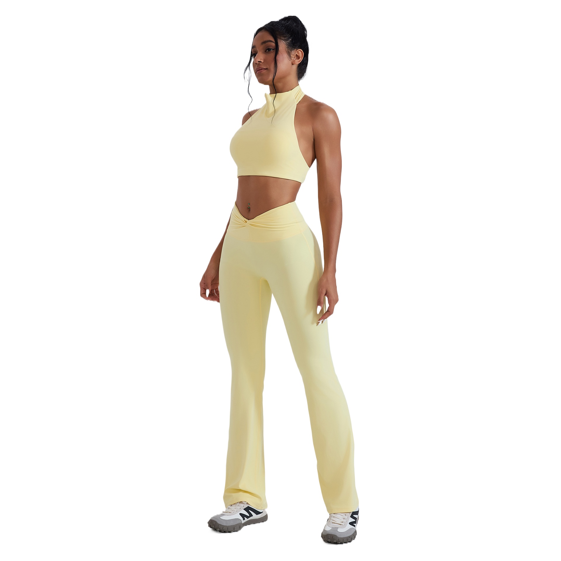 Set Dua Potong Olahraga Luar R - Yoga Fitness Logo ulasan dan harga