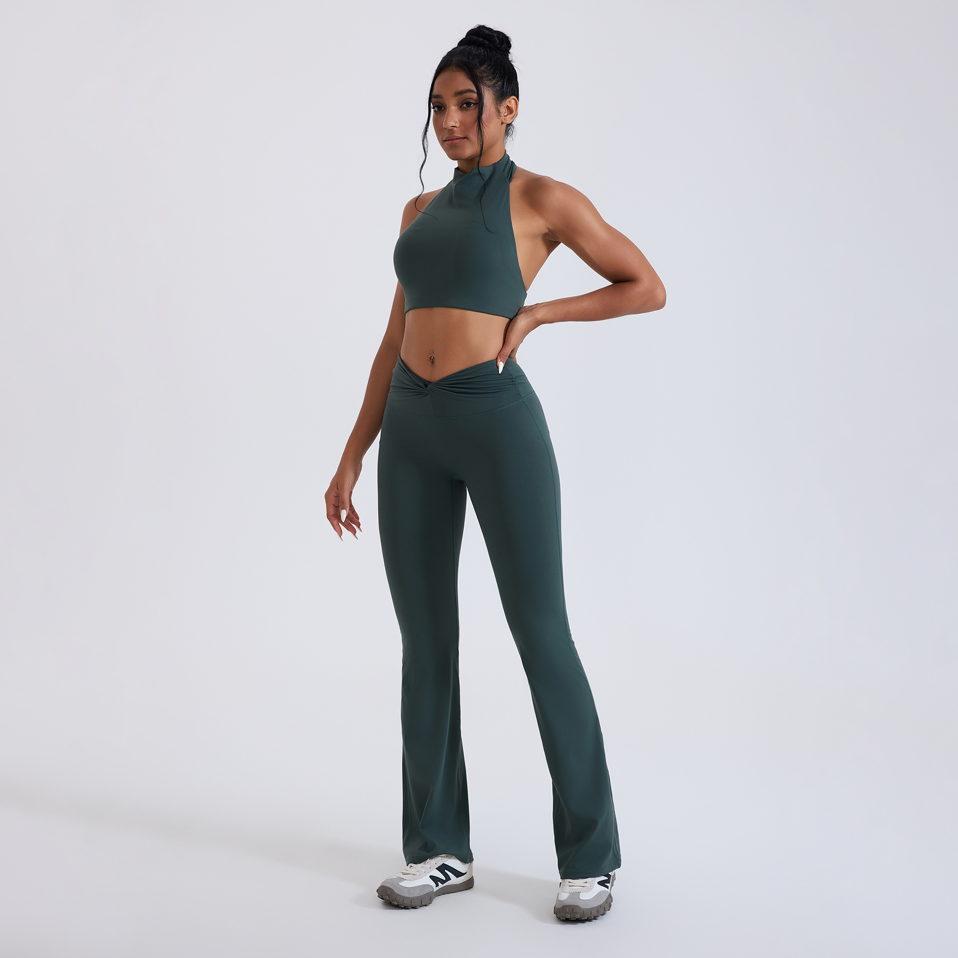 Set Dua Potong Olahraga Luar R - Yoga Fitness Logo ulasan dan harga