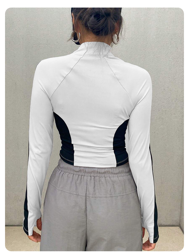 Jaket Yoga Kerah Tinggi untuk  - Yoga Fitness Women ulasan dan harga