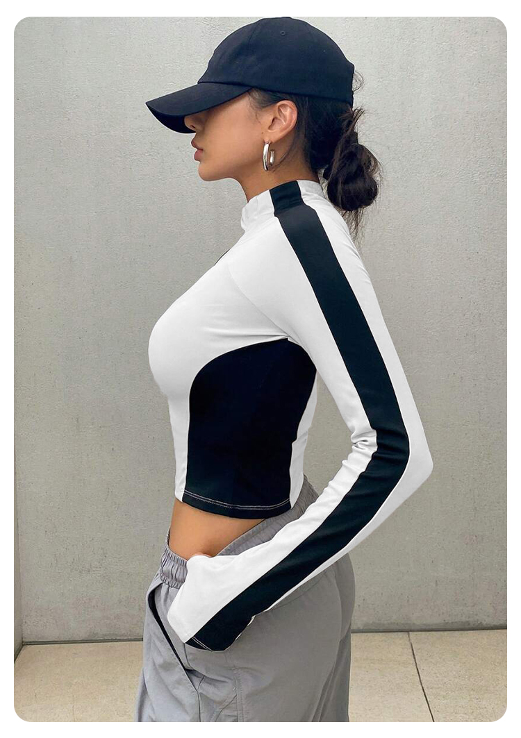 Jaket Yoga Kerah Tinggi untuk  - Yoga Fitness Women ulasan dan harga