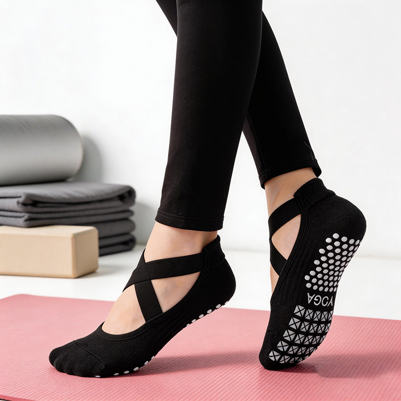Kaus Kaki Yoga Anti Selip Wani - Yoga Fitness Pilates ulasan dan harga