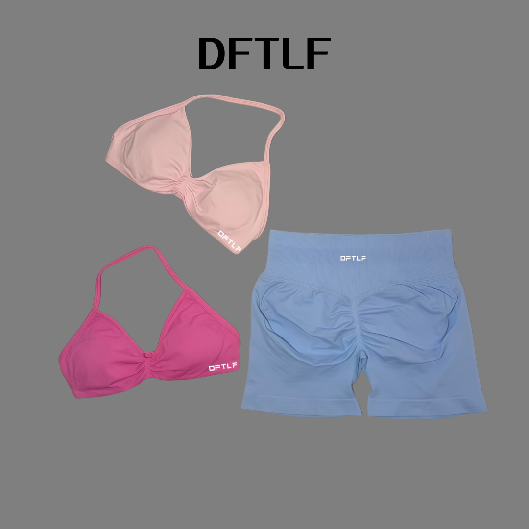 2 Potong Set Olahraga DFTLF Im - Yoga Fitness Pilates ulasan dan harga